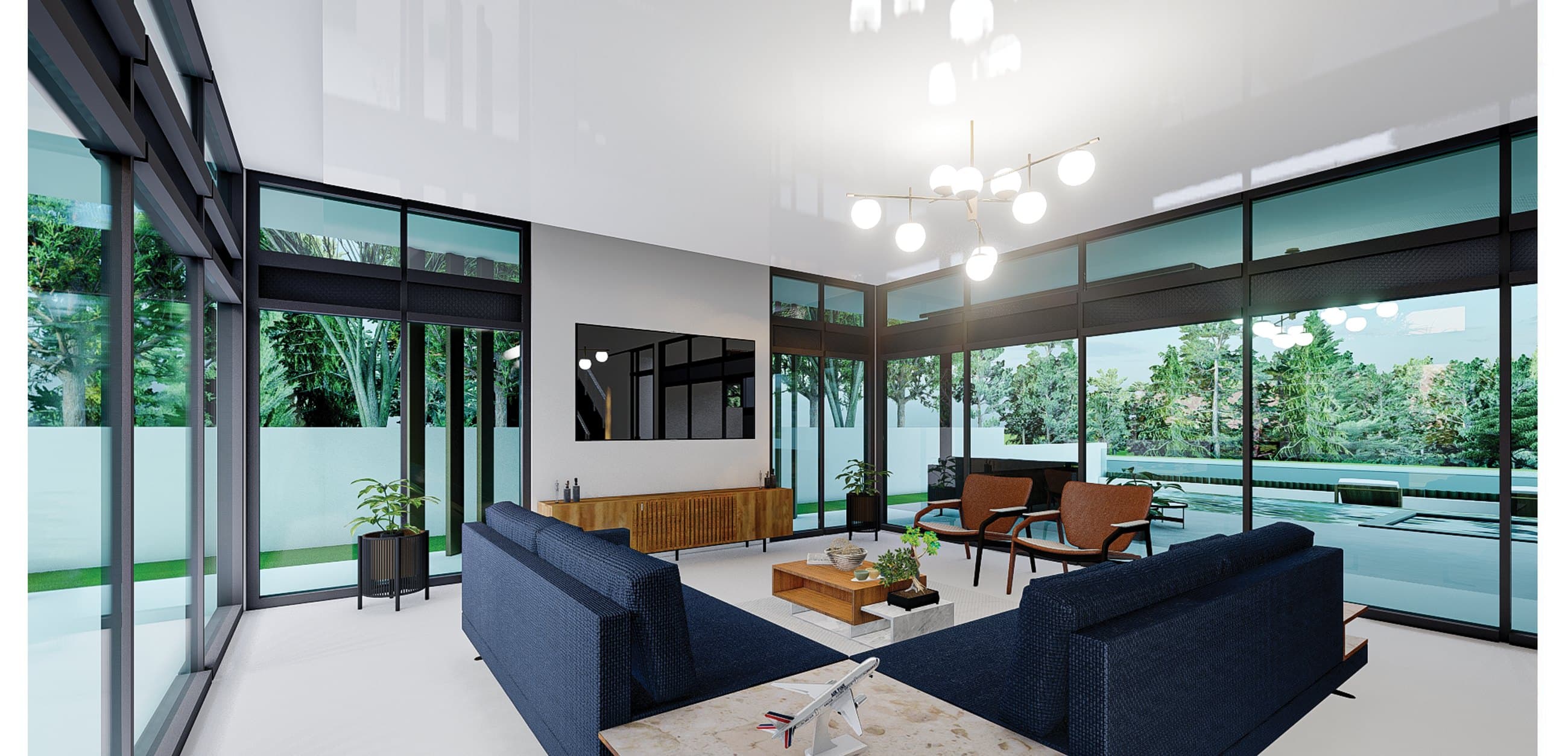 HM Steyn City Residence II garage pavilion interior