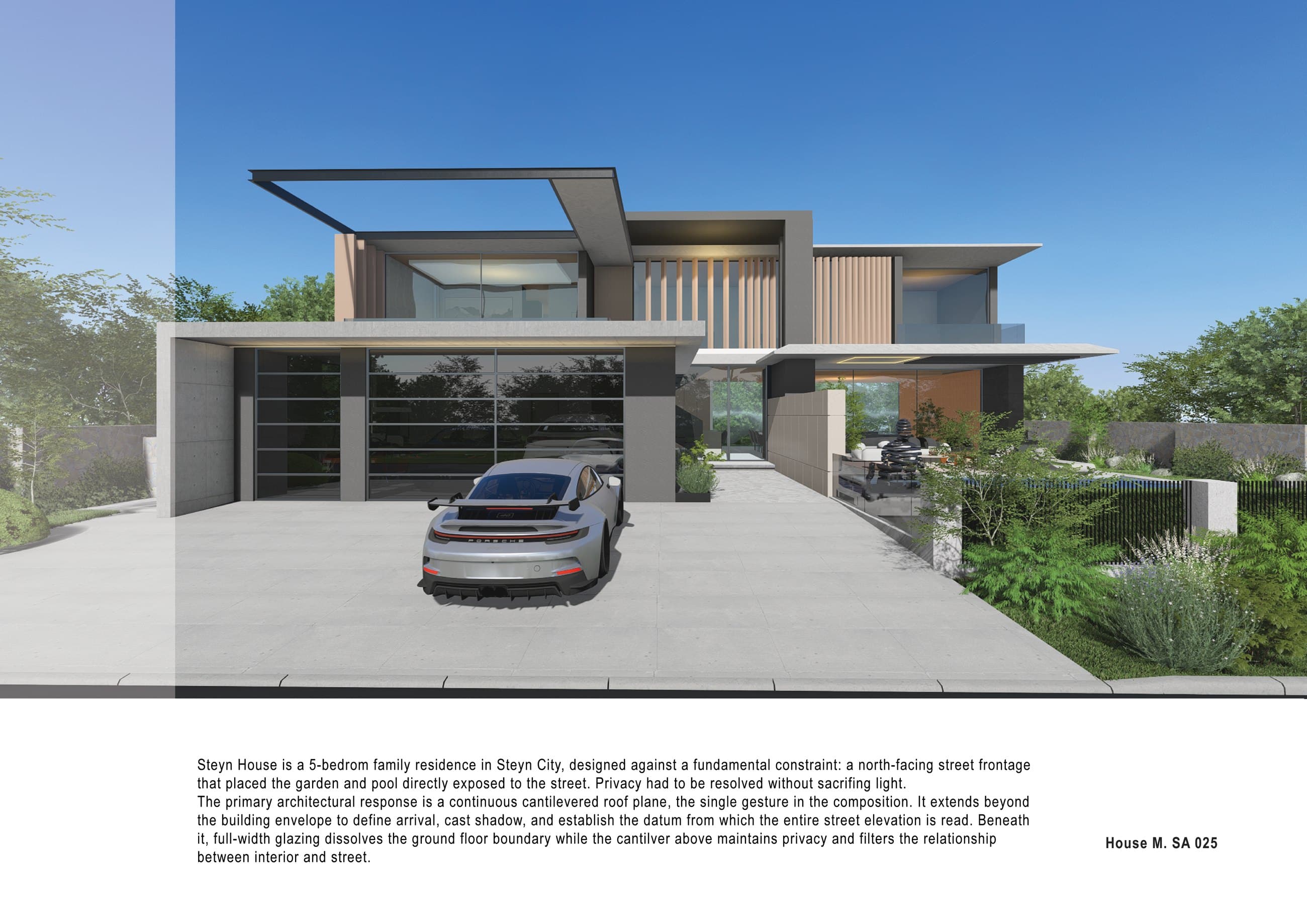 Steyn City Residence I evening elevation